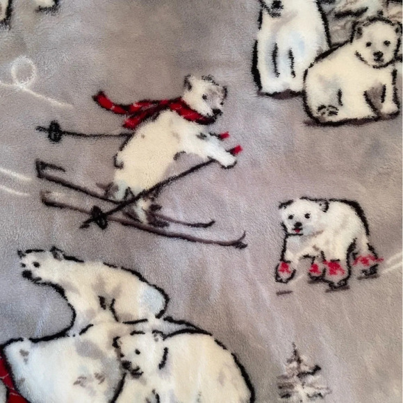 NWT Vera Bradley Hooded Fleece Robe in Beary Merry Small/Medium - Picture 6 of 12